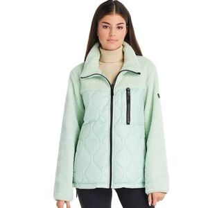 NWT! Koolaburra By Ugg Women’s Mint Mixed Media Fleece Jacket - Size Medium